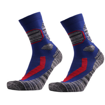 Зимни термични чорапи за ски Мъжки памучен спандекс Спортни чорапи за сноуборд Туризъм Термочорапи за носене calcetines de ciclismo