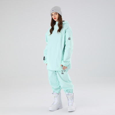 Ανδρική και γυναικεία στολή σκι Snowboarding -30 Degrees Στολή Χειμερινά μπουφάν για σκι Αντιανεμική και αδιάβροχη σχισμένη στολή και παντελόνι