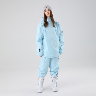 Ανδρική και γυναικεία στολή σκι Snowboarding -30 Degrees Στολή Χειμερινά μπουφάν για σκι Αντιανεμική και αδιάβροχη σχισμένη στολή και παντελόνι