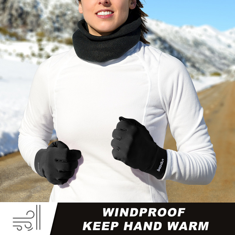 Vyriškos dviratininkų pirštinės Jutiklinis ekranas Važiavimas lauke Motociklas Bėgimas Medžioklė Vairavimas Žiema Šilta Vilna Neslidžia slidinėjimo pirštinė