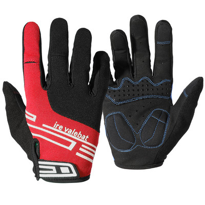 Jutiklinis ekranas Pilnas pirštas Tactical Dviračio pirštinės Neslidžios ir smūgiams atsparios MTB plento motociklai Važiavimas dviračiu Vyrams Moteriškos sportinės pirštinės