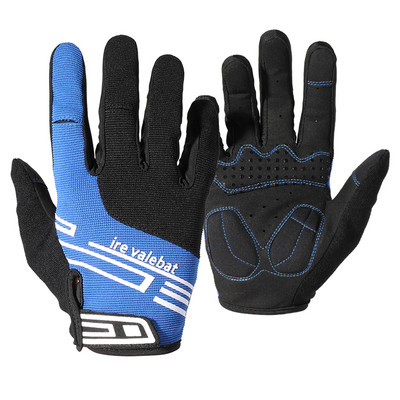 Jutiklinis ekranas Pilnas pirštas Tactical Dviračio pirštinės Neslidžios ir smūgiams atsparios MTB plento motociklai Važiavimas dviračiu Vyrams Moteriškos sportinės pirštinės