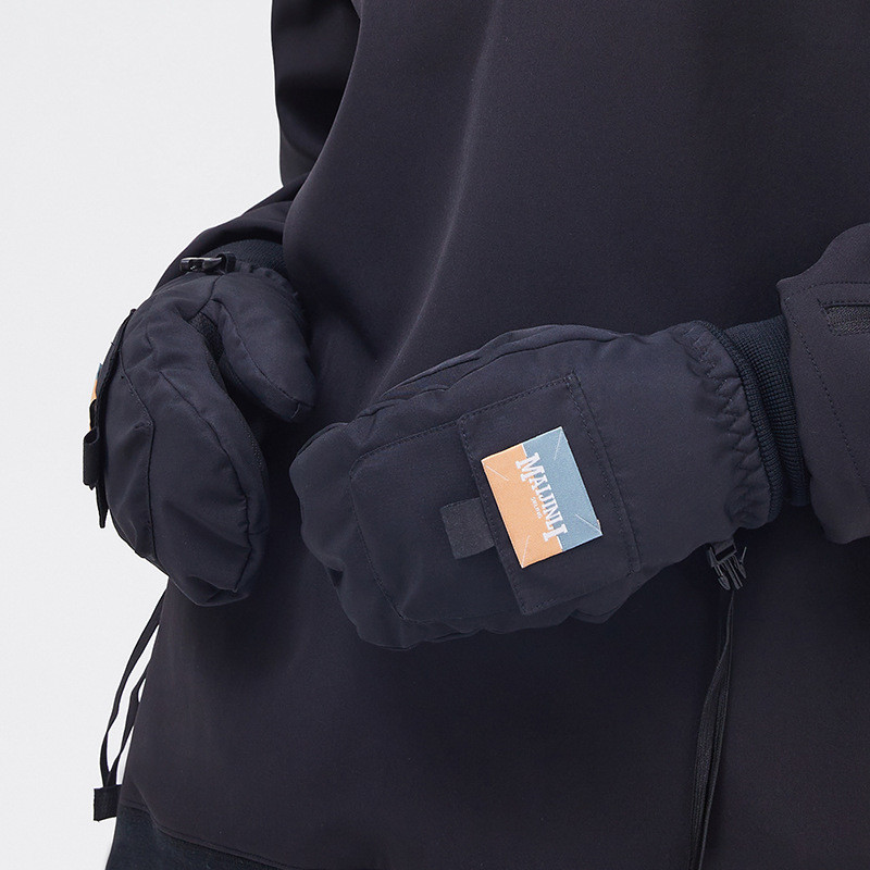 2022 m. lauko kalnuose Vyriškos sniego pirštinės Žieminės vyriškos dviračių pirštinės Neperšlampamos sportinės moteriškos slidinėjimo pirštinės Šiltos moteriškos pirštinės