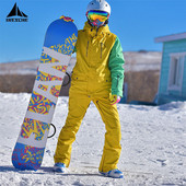 Κοστούμι σκι Snowboard Jacket Ανδρικό Σετ σκι πεζοπορίας εξωτερικού χώρου Χειμερινό γυναικείο ένδυμα Επένδυση ρούχων Ολόσωμες φόρμες αδιάβροχες