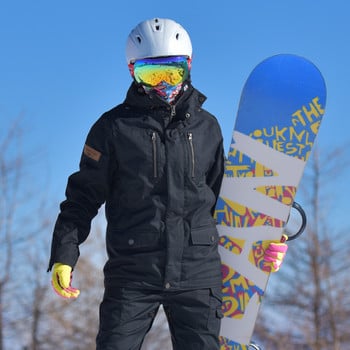 Κοστούμι σκι Snowboard Jacket Ανδρικό Σετ σκι πεζοπορίας εξωτερικού χώρου Χειμερινό γυναικείο ένδυμα Επένδυση ρούχων Ολόσωμες φόρμες αδιάβροχες