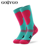 GOBYGO Vaikiškos šiltos slidinėjimo kojinės Patogios odai tinkančios lauko sportui Prakaitą sugeriančios rankšluosčio apačia sustorėjusios vaikiškos kojinės