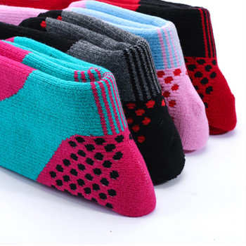 GOBYGO Παιδικές ζεστές κάλτσες για σκι Άνετες, φιλικές προς το δέρμα, υπαίθρια αθλήματα που απορροφούν τον ιδρώτα με πετσέτα παχύρρευστες παιδικές κάλτσες