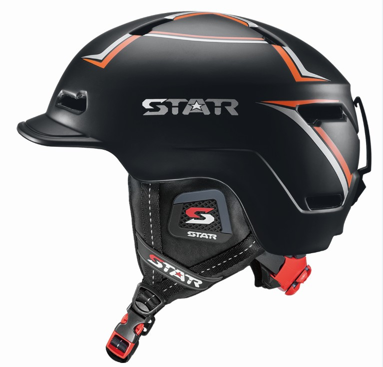 Suaugusiųjų slidinėjimo šalmas CE ASTM saugos sertifikatas Integruotai suformuotas dydžio reguliatorius