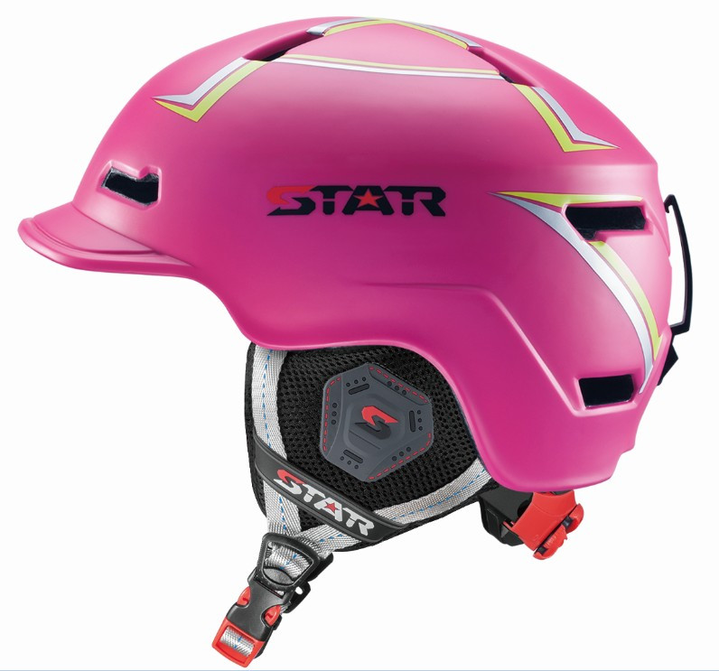 Suaugusiųjų slidinėjimo šalmas CE ASTM saugos sertifikatas Integruotai suformuotas dydžio reguliatorius