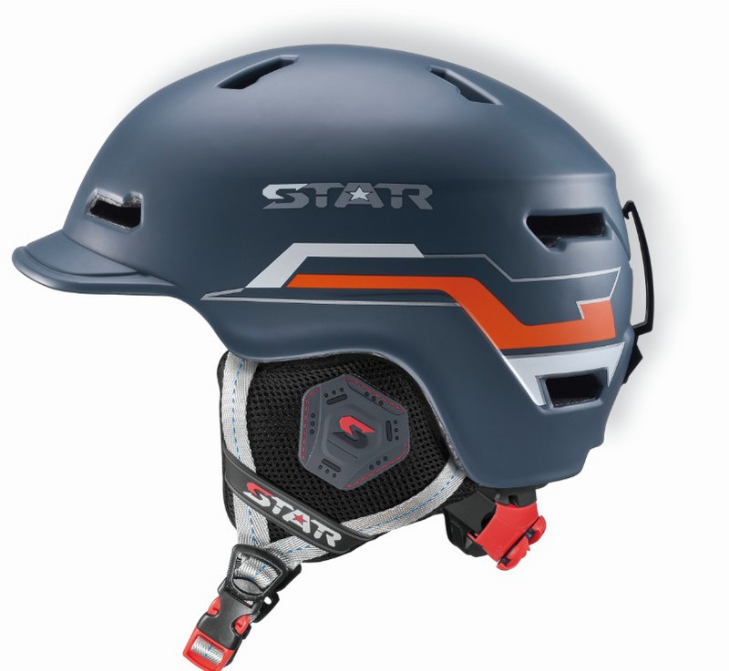 Suaugusiųjų slidinėjimo šalmas CE ASTM saugos sertifikatas Integruotai suformuotas dydžio reguliatorius