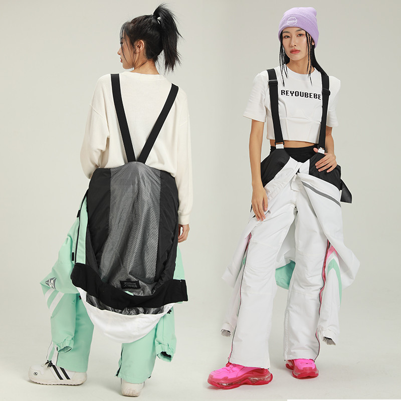 Moteriškas slidinėjimo kombinezonas su gobtuvu, neperšlampamas, moteriškas vientisas slidinėjimo kostiumas žieminis snieglentės kombinezonas kalnų drabužiai sportiniai moteriški sniego kostiumai