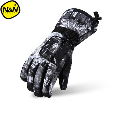 NANDN žiemos šiltos snieglenčių slidinėjimo pirštinės Vyrai Moterys Vaikai Sniego pirštinės Neperšlampamos Slidinėjimas Sniegmobilis Handschoemen Air+ XS SML XL