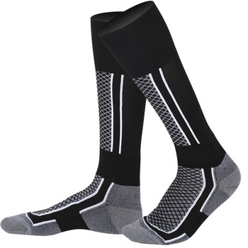 4 ζεύγη/παρτίδα κάλτσες συμπίεσης Ιατρικές κάλτσες νοσηλείας Εξειδικεύονται στην ποδηλασία εξωτερικού χώρου που στεγνώνουν γρήγορα αναπνέουσες αθλητικές κάλτσες για ενήλικες