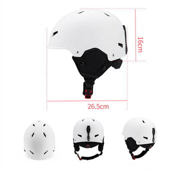 Νέο Sports Head Gear Protection Κράνη σκι Άνδρες Γυναίκες Ενήλικες Μονοκόμματο Ζεστό Snowboard Snow Snow κράνος