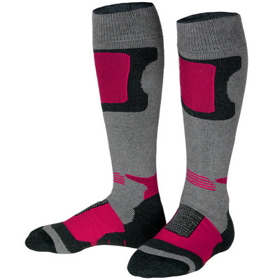 Brothock Мъжки ски чорапи Спортни ски чорапи Външни дебели дълги хавлиени чорапи за сняг Туристически чорапи Зимни топли дамски памучни