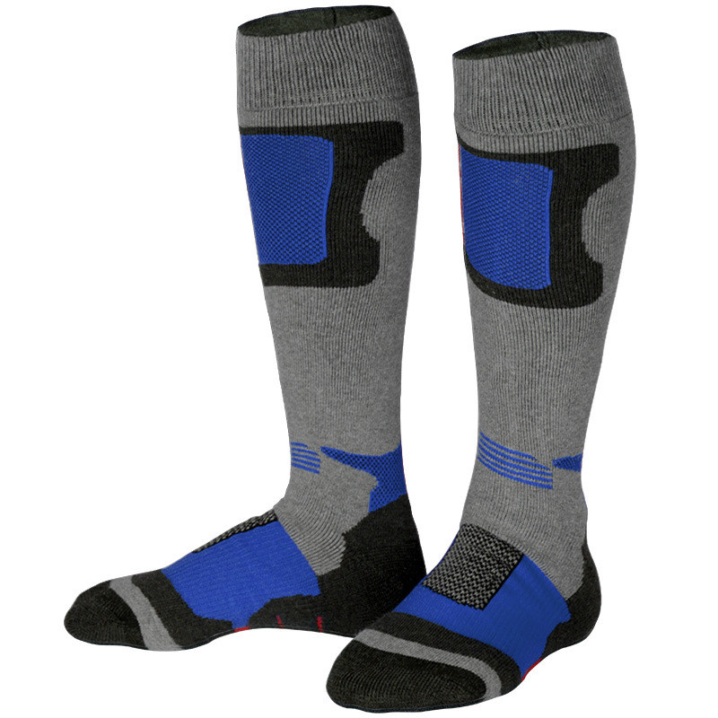 Brothock Мъжки ски чорапи Спортни ски чорапи Външни дебели дълги хавлиени чорапи за сняг Туристически чорапи Зимни топли дамски памучни