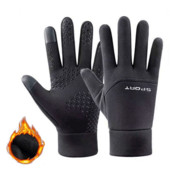 Vyrai Moterys Žiemos Šiltos Neperšlampamos Pirštinės Lauke Sportas Bėgimas Dviračių Pirštinės Motociklas Slidinėjimo Jutiklinis ekranas Vilnos neslystančios pirštinės