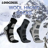Loogdeel lauko sportinės šiluminės kojinės Vyriškos Moteriškos vilnonės kojinės žieminės sustorėjusios šiltos slidinėjimo žygiai alpinizmo nešiojamos kojinės