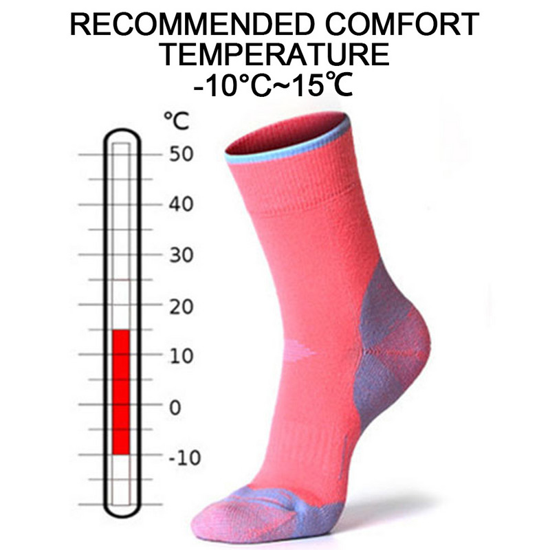 Loogdeel lauko sportinės šiluminės kojinės Vyriškos Moteriškos vilnonės kojinės žieminės sustorėjusios šiltos slidinėjimo žygiai alpinizmo nešiojamos kojinės