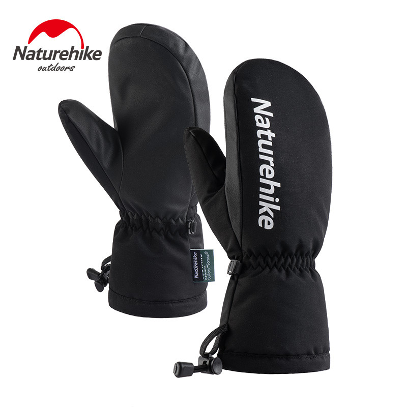 Naturehike Bărbați/Femei Duck Palm Keep Warm Mănuși de schi în aer liber iarnă impermeabile Plus Velvet Riding NH19FS020