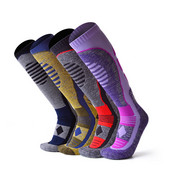 1 pora lauko storų ilgų pėsčiųjų slidinėjimo kojinių vyrams Moterų alpinizmo sniego šildymui rankšluostis Sportinės kojinės pėdų kulkšnies apsauga