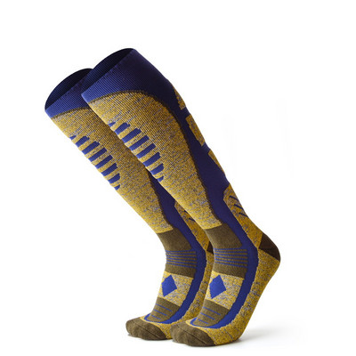 1 pora lauko storų ilgų pėsčiųjų slidinėjimo kojinių vyrams Moterų alpinizmo sniego šildymui rankšluostis Sportinės kojinės pėdų kulkšnies apsauga