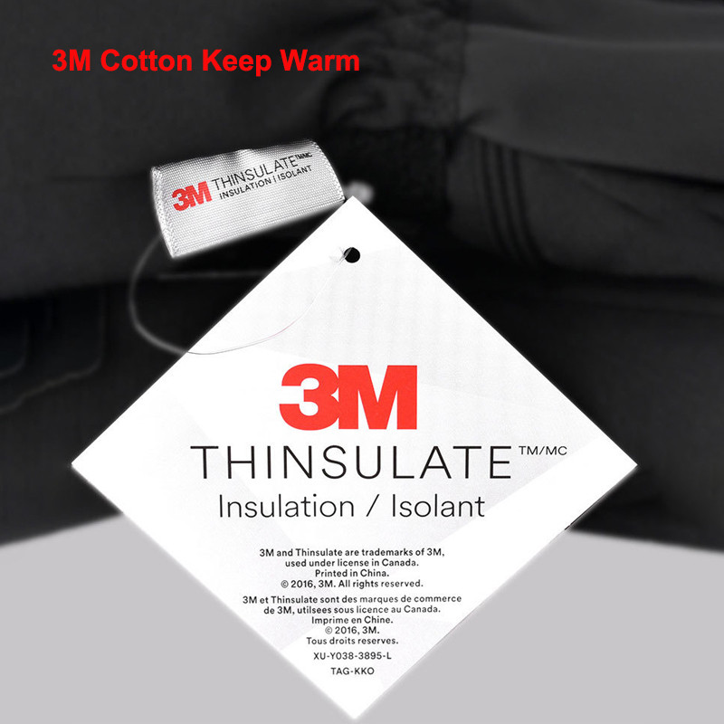 Téli melegen tartó síkesztyű férfi 3M pamut hidegálló szélálló 10 ujjas érintőképernyős kesztyű csúszásmentes vízálló kerékpáros kesztyű