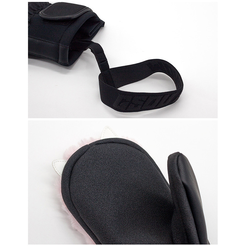 Animacinis filmas Žiemos Moteriškos Slidinėjimo Pirštinės Neperšlampamos Sportinės Vyriškos Pirštinės dviratininkams Lauke Kalnų Vyriškos Sniego pirštinės Šiltos Moteriškos kumštinės rūbai