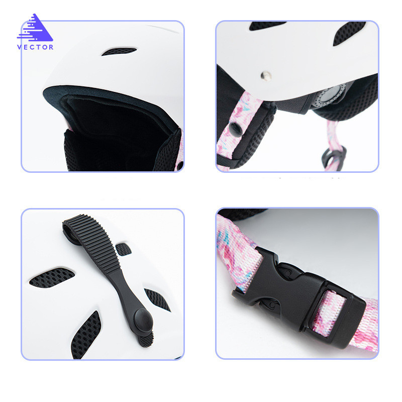 Itin lengvas vaikų slidinėjimo šalmas 2022 m. karštas išpardavimas ABS+EPS integruotas snieglenčių šalmas, skirtas dviračių slidinėjimo sniego vaikui