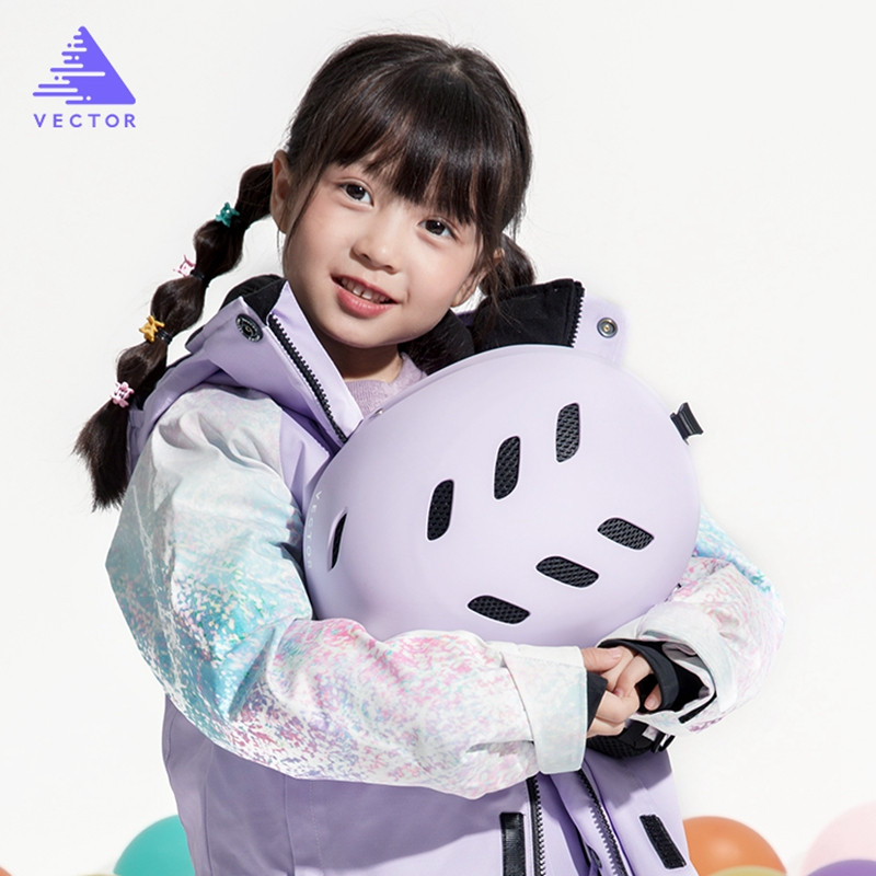 Itin lengvas vaikų slidinėjimo šalmas 2022 m. karštas išpardavimas ABS+EPS integruotas snieglenčių šalmas, skirtas dviračių slidinėjimo sniego vaikui