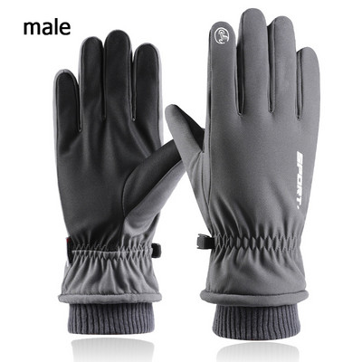 Naujos vyriškos ir moteriškos slidinėjimo snieglenčių pirštinės, važinėjimas motociklu, žieminės pirštinės, atsparios vėjui ir vandeniui atsparios sniego pirštinės