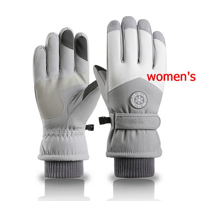 Naujos vyriškos ir moteriškos slidinėjimo snieglenčių pirštinės, važinėjimas motociklu, žieminės pirštinės, atsparios vėjui ir vandeniui atsparios sniego pirštinės