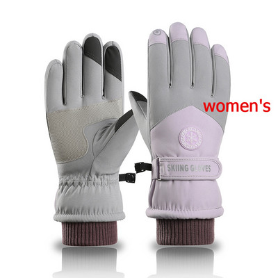 Naujos vyriškos ir moteriškos slidinėjimo snieglenčių pirštinės, važinėjimas motociklu, žieminės pirštinės, atsparios vėjui ir vandeniui atsparios sniego pirštinės