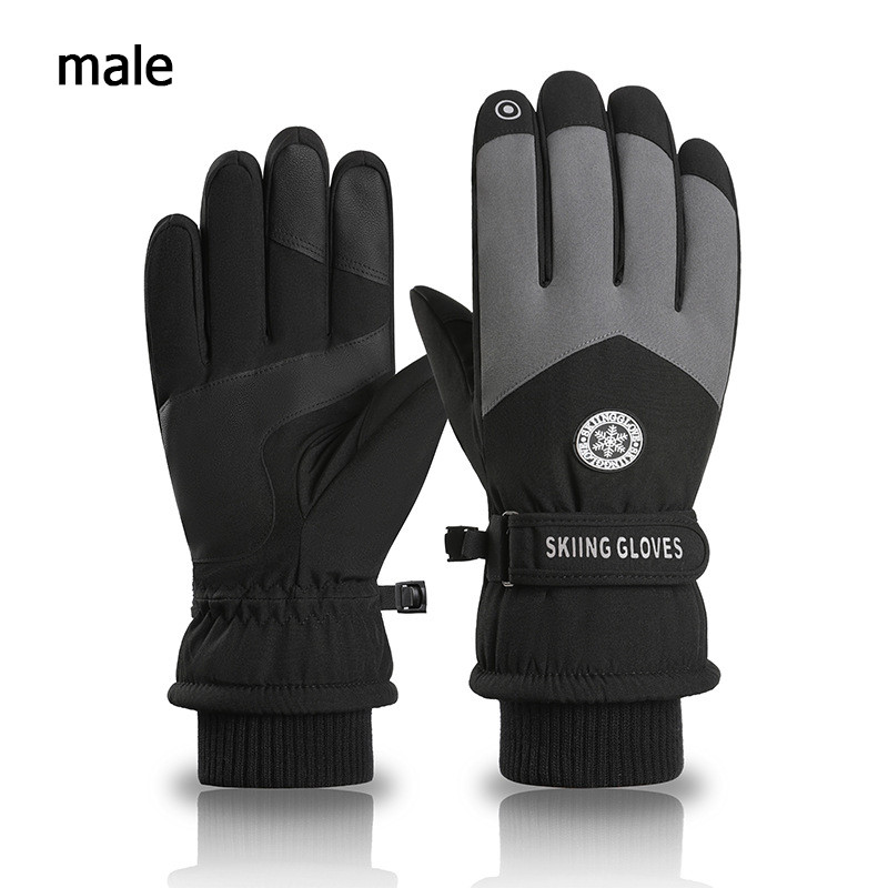 Naujos vyriškos ir moteriškos slidinėjimo snieglenčių pirštinės, važinėjimas motociklu, žieminės pirštinės, atsparios vėjui ir vandeniui atsparios sniego pirštinės