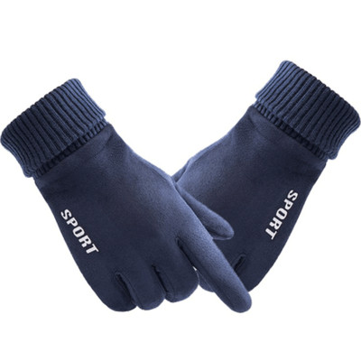 Férfi Női Téli Vízálló Kerékpáros Kesztyű Motoros Sí Érintőképernyős Polár kesztyű Kültéri Csúszásmentes Meleg Teljes ujjak Kesztyű