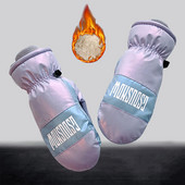 Žiemos moteriškos slidinėjimo snieglenčių pirštinės lauko dviračių sportinės pirštinės, atsparios vėjui, vandeniui atsparios šalčiui, jutiklinis ekranas, sniego pirštinės