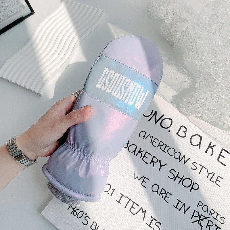 Žiemos moteriškos slidinėjimo snieglenčių pirštinės lauko dviračių sportinės pirštinės, atsparios vėjui, vandeniui atsparios šalčiui, jutiklinis ekranas, sniego pirštinės