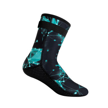 Чорапи за гмуркане 3 мм неопренови мъжки, дамски, детски чорапи, поддържат топлината, неплъзгащи се, плувни чорапи за гмуркане, плавници, водни спортове, противоплъзгащи се обувки