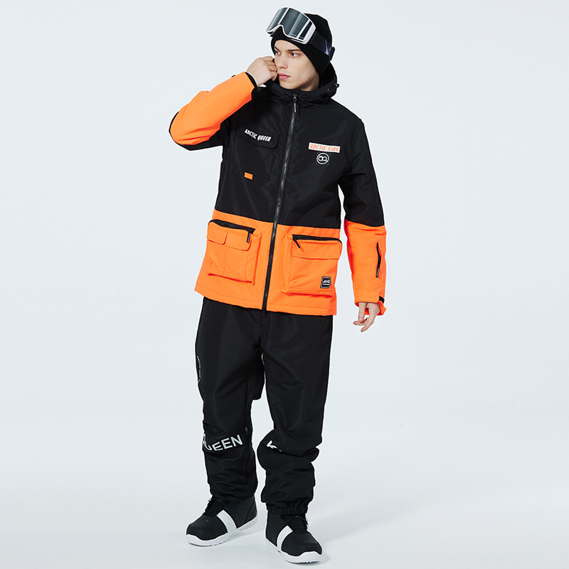 Naujos mados Vyro arba moters slidinėjimo apranga snieglenčių apranga Neperšlampama žiemos lauko kostiumų rinkiniai Sniego kostiumų striukės + kelnės unsex