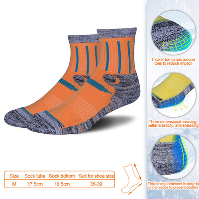 Žiemos slidinėjimo kojinės Lauko sportas Atsparios dėvėjimuisi Elastinės Dviračių Laipiojimo Žygiai Kvėpuojančios Neslidžios Storos Kojinės Vyrai Moterys