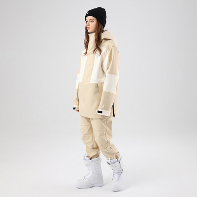 Žieminiai moterų slidinėjimo kostiumai Sportinė striukė Kelnės Moteriškas sniego kostiumas Moteriškas kalnų slidinėjimo kostiumas Neperšlampami drabužiai Kalnų slidinėjimo rinkiniai