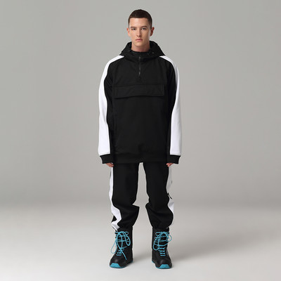 Naujas storas šiltas slidinėjimo kostiumas moterims, neperšlampamas nuo vėjo, pora snieglenčių striukės kelnių rinkinys Moteriški sniego kostiumai lauke unisex