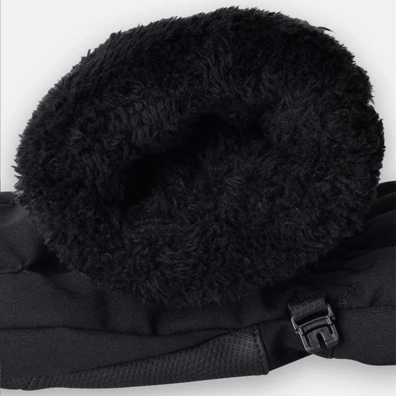 BOODUN žiemos sportinės slidinėjimo pirštinės vyrams, moteriškos, vandeniui atsparios šiltos šiluminės vilnos Handschoenen žieminės vėjui atsparios jutiklinės sniego pirštinės