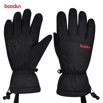 Ски ръкавици Boodun Водоустойчиви ръкавици с функция сензорен екран Термо ръкавици за сноуборд Топли ръкавици за снегоход Мъже Жени