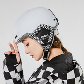 Slidinėjimo šalmas Snieglentė Vyras Moterys Merginos Berniukai Vaikai Vaikai Žiemos Sportas Dviračiai Laipiojimas Sniegas Rožinė Kompiuteris Leopardas Šiltas Juoda Balta