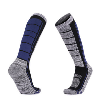 Ски чорапи Мъжки Wicking Топли ски чорапи Катерене на открито Бягане Колоездене Чорапи Удебелен сноуборд Отопляем мек снежен чорап