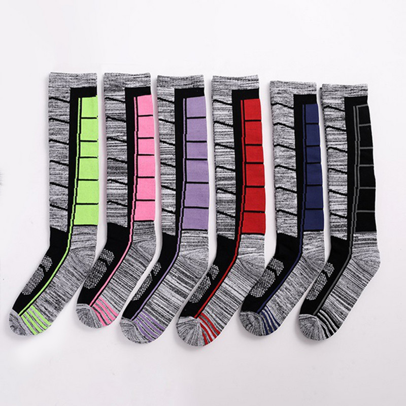 Κάλτσες για σκι Άνδρες Wicking Ζεστές κάλτσες σκι Εξωτερική αναρρίχηση Κάλτσες για τρέξιμο ποδηλασίας Πυκνό Snowboard Θερμαινόμενη μαλακή κάλτσα χιονιού