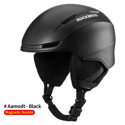 Κράνος σκι ROCKBROS Ενσωματωμένο κράνος ανδρών Γυναικείο Προστατευτικό κράνος για παιδιά Θερμικό Υπερελαφρύ Κράνος Snowboard Αξεσουάρ