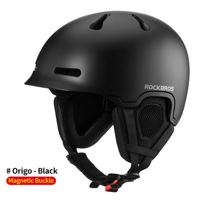 Κράνος σκι ROCKBROS Ενσωματωμένο κράνος ανδρών Γυναικείο Προστατευτικό κράνος για παιδιά Θερμικό Υπερελαφρύ Κράνος Snowboard Αξεσουάρ
