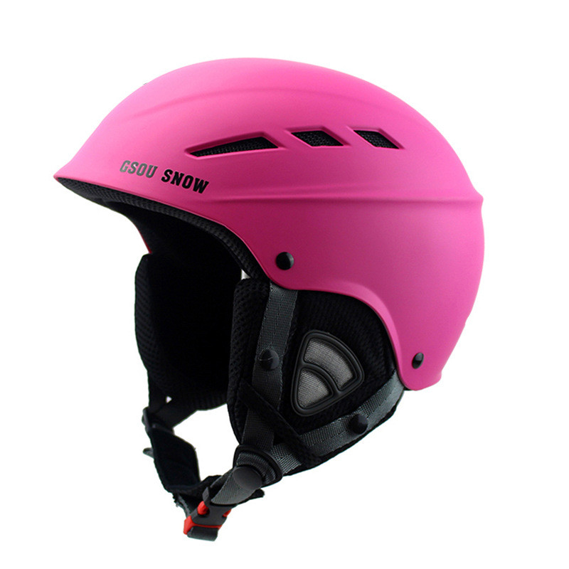 GSOU SNOW vyrų/moterų slidinėjimo šalmas, kvėpuojantis itin lengvos slidinėjimo kepurės suaugusiems snieglenčių riedlenčių žieminė lauko sportinė apsauginė kepurė